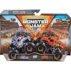 Spin Master - Monster Jam, Estabilizador Oficial Lucas vs. Monster Trucks Die-Cast Jester, maiores de 3 anos Best