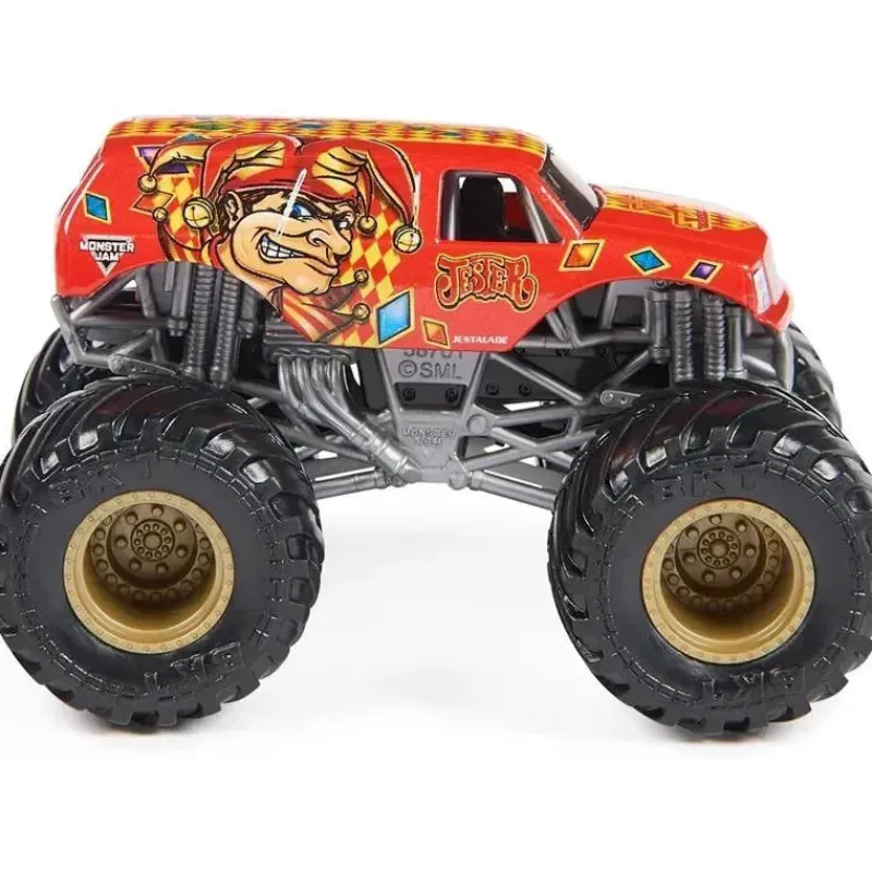 spin_master__monster_jam__SKUwG4PrnrB_5.webp Spin Master - Monster Jam, Estabilizador Oficial Lucas vs. Monster Trucks Die-Cast Jester, maiores de 3 anos Best