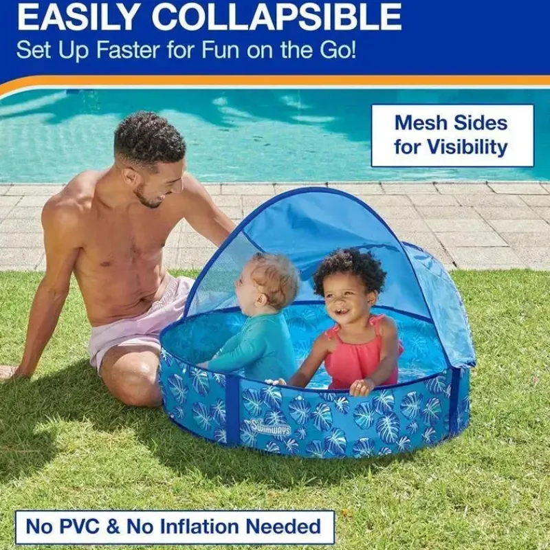 spin_master__piscina_popu_SKUTNWoKfFY_5.webp Spin Master - Piscina pop-up Swimways Elite com cobertura e maleta de transporte, para idades de 9 a 24 meses, 32, azul Best