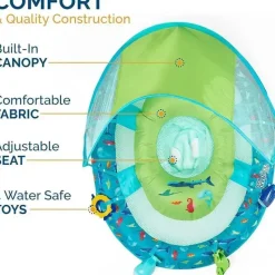 Spin Master - SwimWays Baby Spring Float Splash N Play, proteção UPF, crianças de 9 a 24 meses Discount