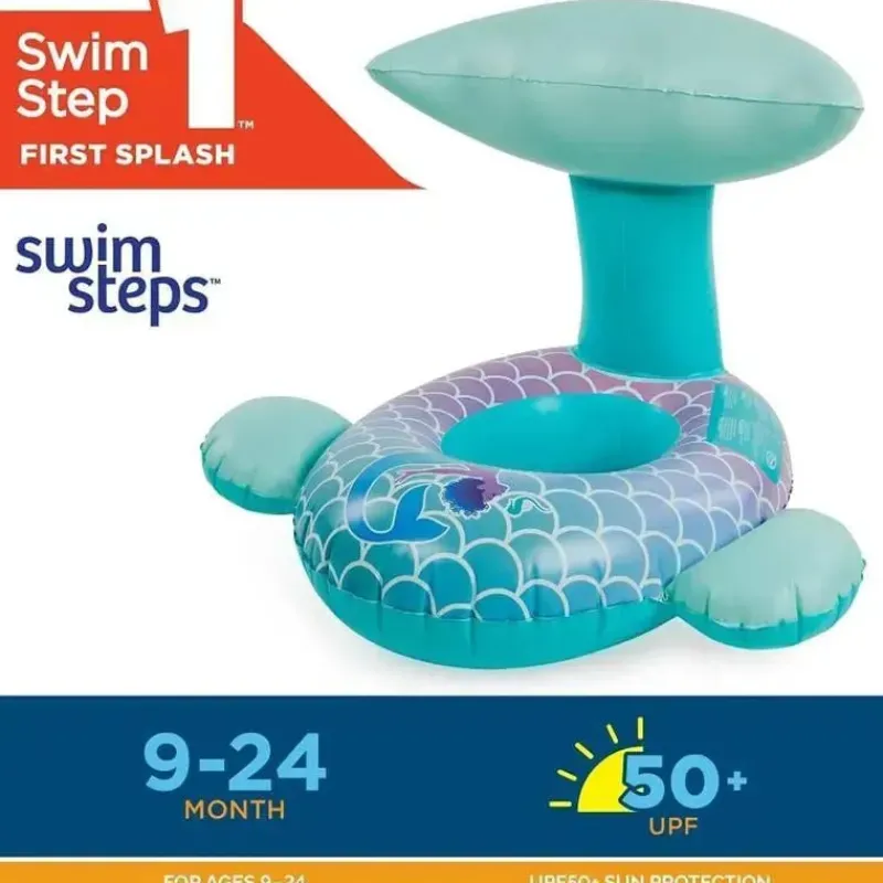 spin_master__swimways_sun_SKU9LRp48Le_3.webp Spin Master - Swimways Sun Canopy Baby Boat, brinquedos para crianças de 9 a 24 meses, sereia Outlet