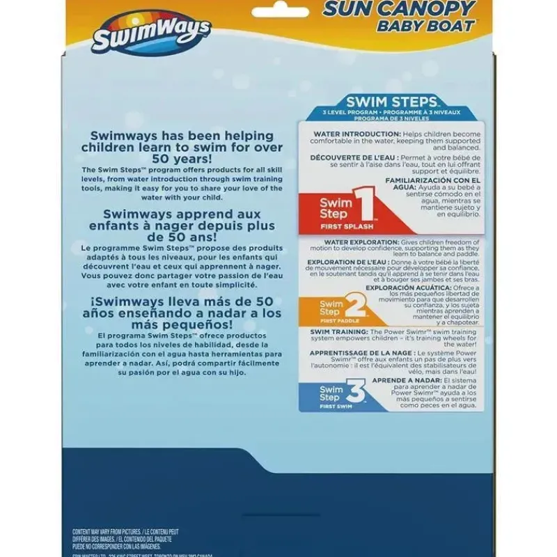 spin_master__swimways_sun_SKUkkGj57T3_10.webp Spin Master - Swimways Sun Canopy Baby Boat, brinquedos para crianças de 9 a 24 meses, baleia Sale