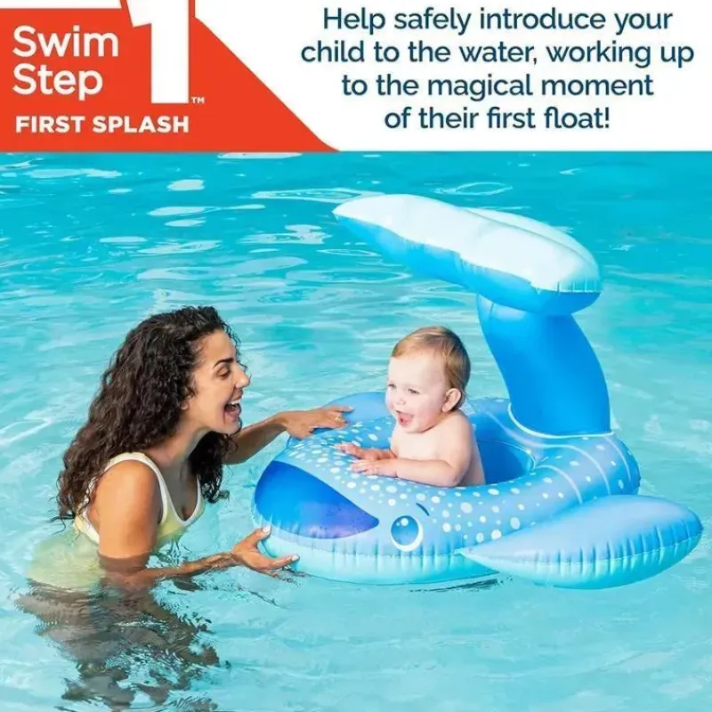 spin_master__swimways_sun_SKUkkGj57T3_7.webp Spin Master - Swimways Sun Canopy Baby Boat, brinquedos para crianças de 9 a 24 meses, baleia Sale