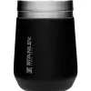 Stanley - copo de vinho GO diário de 10 onças, preto fosco Best