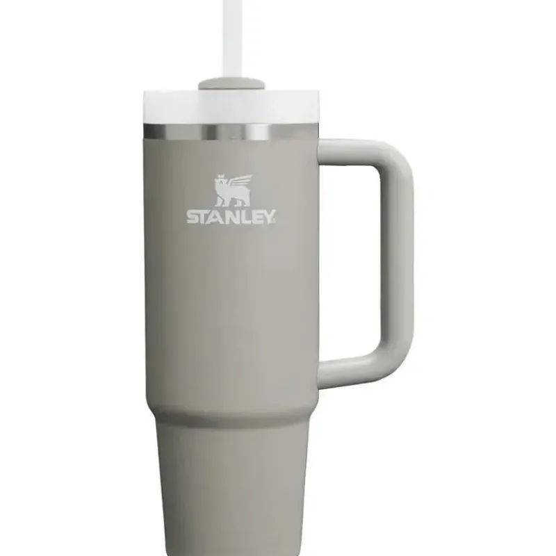 stanley__copo_isolado_a_v_SKU7lCiAU1P_0.webp Stanley - Copo isolado a vácuo de aço inoxidável Quencher H2.0 FlowState de 30 onças, cinza Fashion
