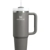 Stanley - Copo isolado a vácuo de aço inoxidável Quencher H2.0 FlowState de 30 onças, pedra New