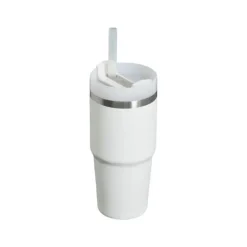 Stanley - Copo isolado a vácuo de aço inoxidável Quencher H2.0 FlowState de 14 onças, Frost Hot