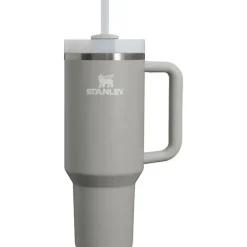 Stanley - Copo isolado a vácuo de aço inoxidável Quencher H2.0 FlowState de 40 onças, cinza New
