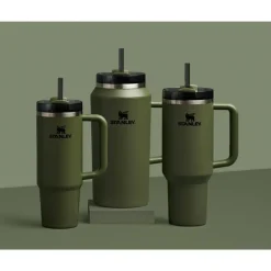Stanley - Dried Pine Quencher H2.0 Tumbler with Handle and Straw 30 Oz Sale