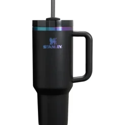 Stanley - Quencher H2.0 Tumbler with Handle and Straw 40 Oz, Black Chrome Fashion