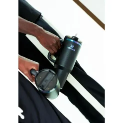 Stanley - Quencher H2.0 Tumbler with Handle and Straw 40 Oz, Black Chrome Fashion