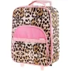 Stephen Joseph - Bagagem com rodinhas estampada em toda a peça, leopardo Fashion
