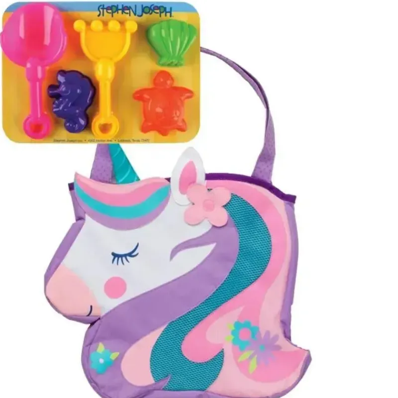 stephen_joseph__bolsas_de_SKUQvsOBfLQ_0.webp Stephen Joseph - Bolsas de praia e conjunto de brinquedos de areia, unicórnio Best