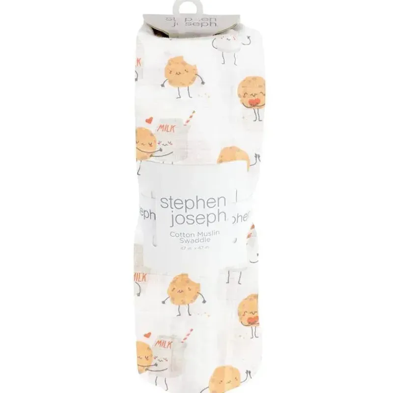 stephen_joseph__cobertor__SKUTCcVRNmP_1.webp Stephen Joseph - Cobertor de Musselina, Leite e Biscoitos Best