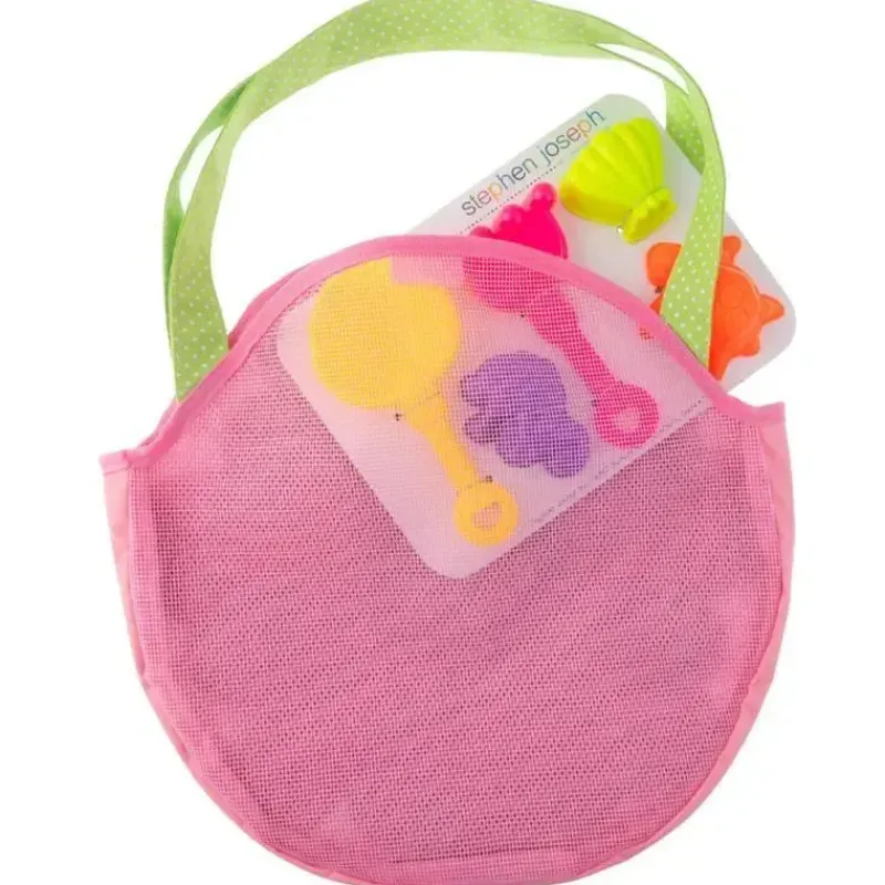 stephen_joseph__conjunto__SKU5ruR2Jhe_1.webp Stephen Joseph - Conjunto de sacolas de praia e brinquedos de areia, flor Outlet