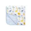 Stephen Joseph - Conjunto de cobertor de musselina 2Pk Zoo Discount