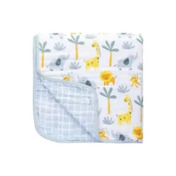Stephen Joseph - Conjunto de cobertor de musselina 2Pk Zoo Discount