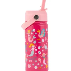 Stephen Joseph - Insulated Stainless Steel Bottle With Handle Mermaid Clearance