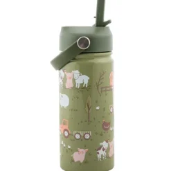 Stephen Joseph - Insulated Stainless Steel Bottle With Handle Farm Online