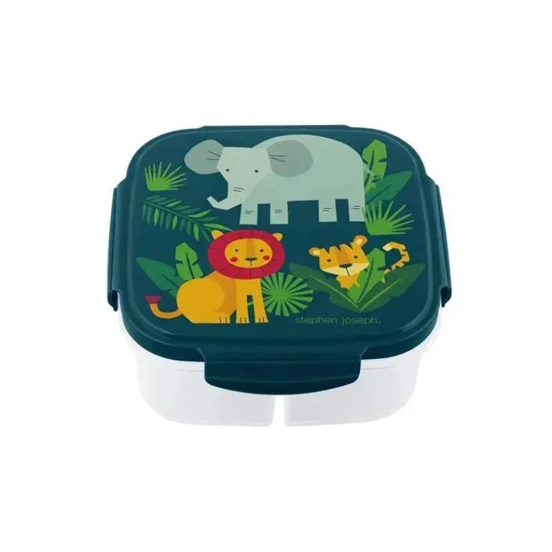 stephen_joseph__snack_box_SKUBqVpvgDq_0.webp Stephen Joseph - Snack Box with Ice Pack Zoo Fashion