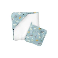 Stephen Joseph - toalha com capuz de musselina com toalhinha, cachorro Discount