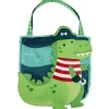 Stephen Joseph - Totes de praia e conjunto de brinquedos de areia, Dino Pirate New