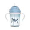 Stephen Joseph Sippy Cups para crianças com palha, tubarão Fashion