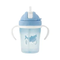 Stephen Joseph Sippy Cups para crianças com palha, tubarão Fashion