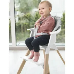 Stokke - Almofada Clikk para cadeira alta Clikk Baby, granulado cinza Fashion