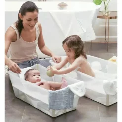 Stokke ® - Banho Flexi® | Conjunto de banheira dobrável para bebê, azul oceano Outlet