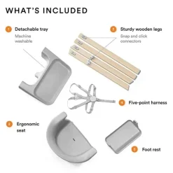 Stokke - Cadeira alta Clikk cinza nuvem Online