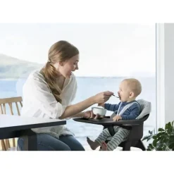 Stokke - Clikk Cadeira Alta, Preto Natural Outlet