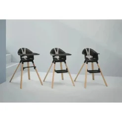 Stokke - Clikk Cadeira Alta, Preto Natural Outlet