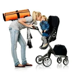 Stokke - PramPack, preto e laranja Fashion