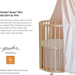Stokke - Saia para mini cama Sleepi da Pehr, Blush New
