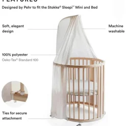 Stokke - Sleepi Canopy de Pehr, cinza Fashion
