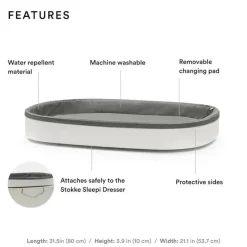 Stokke - Sleepi Changer, Branco Best