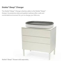 Stokke - Sleepi Changer, Branco Best