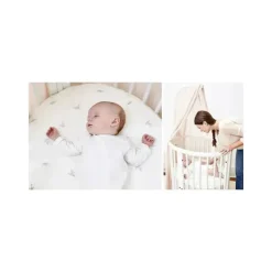 Stokke - Sleepi Mini Lençol 80 Cm, Cinza Dotty Clearance