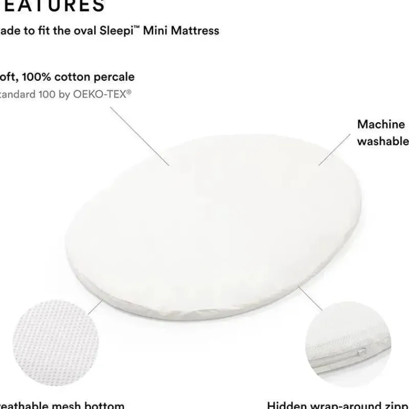 stokke__sleepi_mini_lenol_SKUi6A8ma3i_1.webp Stokke - Sleepi Mini lençol com elástico V3, branco Online