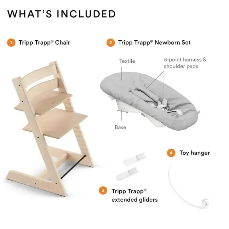 stokke__tripp_trapp_natur_SKU31fGDlDH_1.webp Stokke - Tripp Trapp® Natural W Newborn Natural Fashion