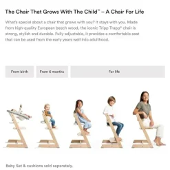Stokke - Tripp Trapp® Natural W Newborn Natural Fashion
