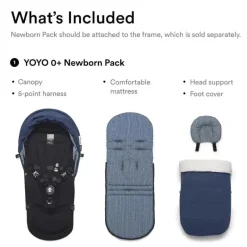 Stokke - Yoyo 0+ Newborn Pack, Air France Blue Discount
