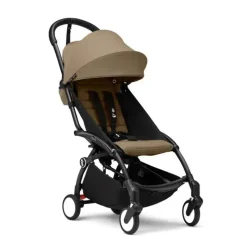 Stokke - Yoyo³ Carrinho de Bebê Preto Pacote 6+, Toffee New