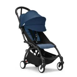 Stokke - Yoyo³ Carrinho de bebê Pacote preto 6+, Air France Azul New
