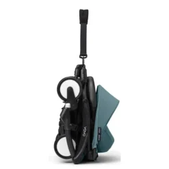 Stokke - Yoyo³ Carrinho de bebê com estrutura preta Pacote 6+, Aqua Hot