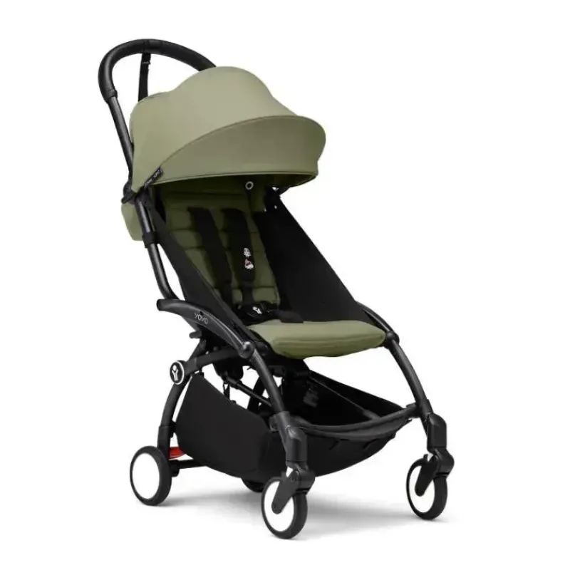 stokke__yoyo_carrinho_de__SKUc0fZmnX8_0.webp Stokke - Yoyo³ Carrinho de bebê Pacote preto 6+, verde-oliva Outlet