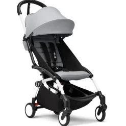 Stokke - Yoyo³ Carrinho de Bebê Pacote Branco 6+, Stone Outlet