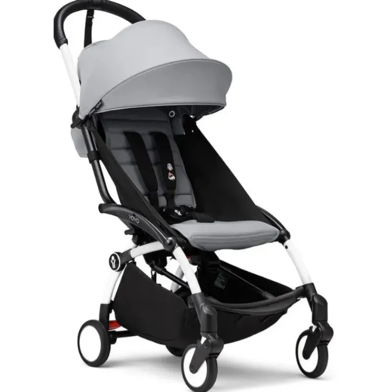 stokke__yoyo_carrinho_de__SKUmn3GnFOU_0.webp Stokke - Yoyo³ Carrinho de Bebê Pacote Branco 6+, Stone Outlet