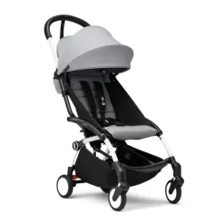 Stokke - Yoyo³ Carrinho de Bebê Pacote Branco 6+, Stone Outlet